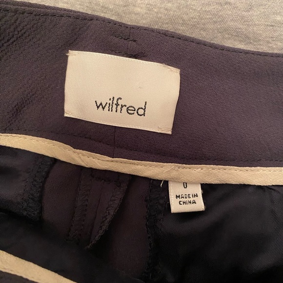 Wilfred Tie-Front pants in grey - Picture 2 of 8